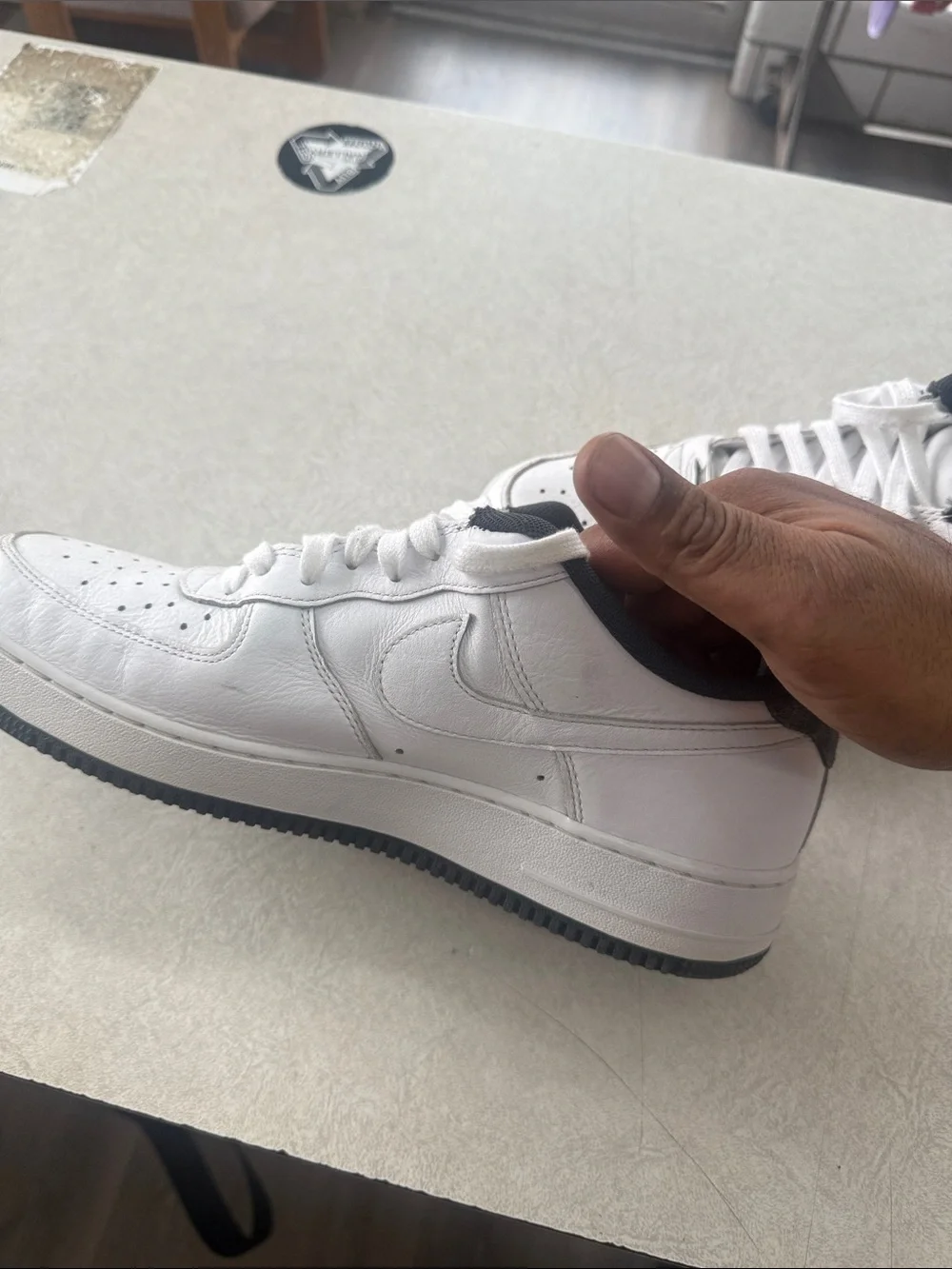 Nike Air Force 1 Low Men’s Sneakers - White/Black Trim